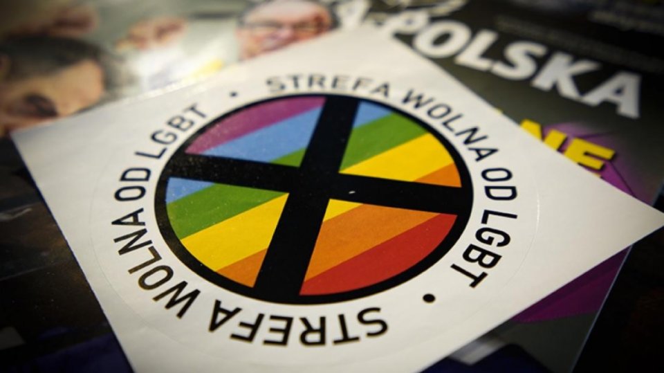 Samolepka zóny bez LGBT